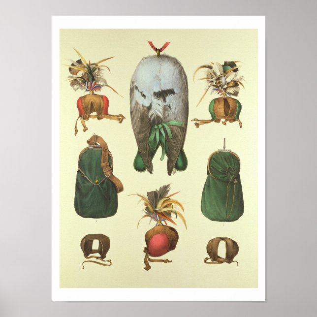 Affiches Équipement pour Falconry, de 'Traite de Fauconneri (Devant)