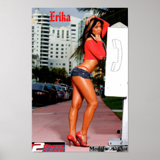 Affiches Erika - Finaliste du tuner 2Wheel