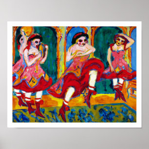Affiches Ernst Ludwig Kirchner - danseurs de Czardas