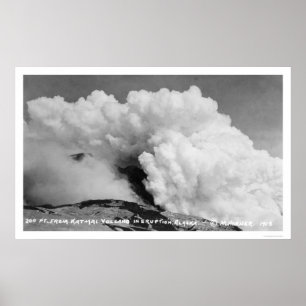Affiches Éruption 1912 de volcan de Katmai