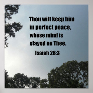 Affiches Ésaïe 26:3