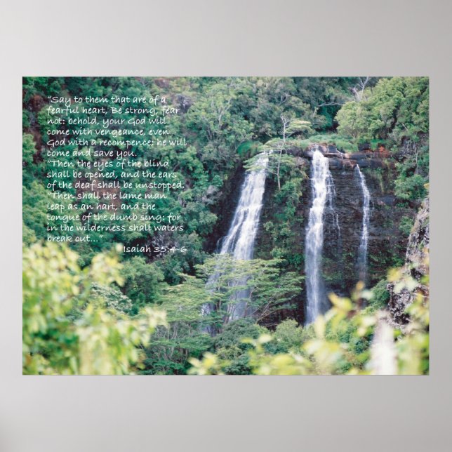 Affiches Ésaïe 35 (Devant)