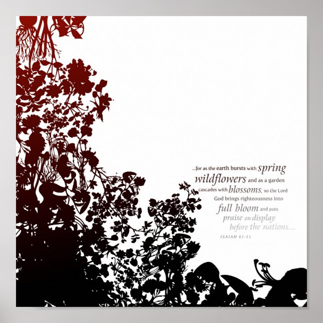 Affiches Ésaïe 61:11 (Devant)