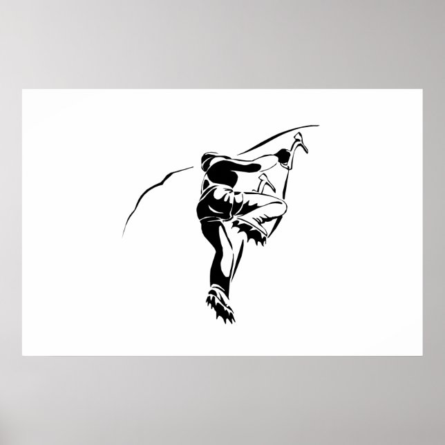 Affiches Escalade rocheuse 3 (Devant)