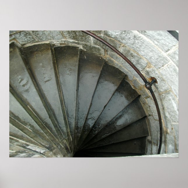 Affiches Escalier Spiral (Devant)