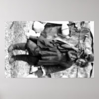 Eskimo, femme et enfant en Alaska Photographie