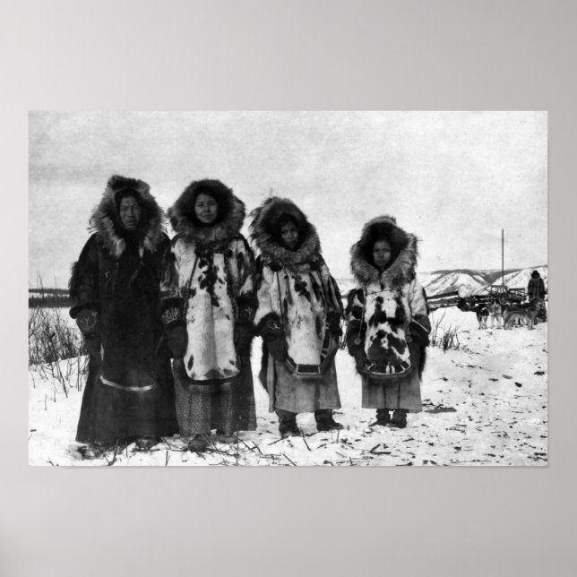 Affiches Eskimo Femmes En Alaska Photo (Devant)