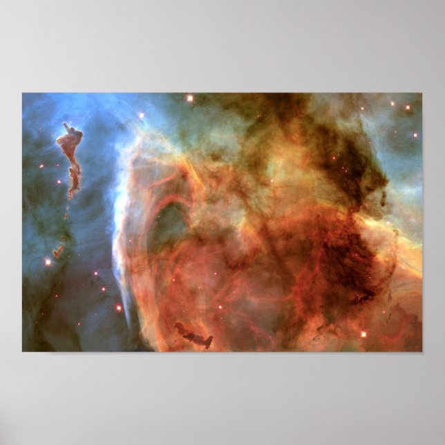 Affiches Espace de détail du trou de clé de Carina Nebula (Devant)