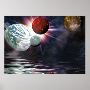Affiches espace extra-atmosphérique