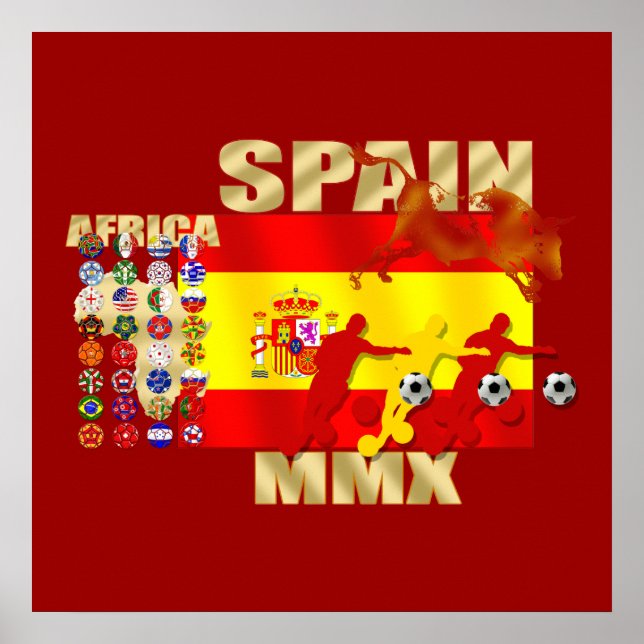 Affiches Espagne Football (Devant)