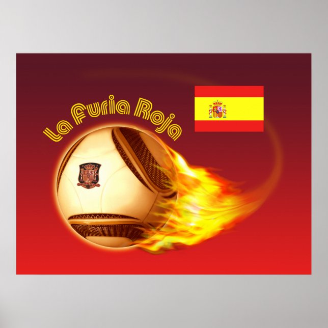 Affiches Espagne La Furia Roja 2 (Devant)
