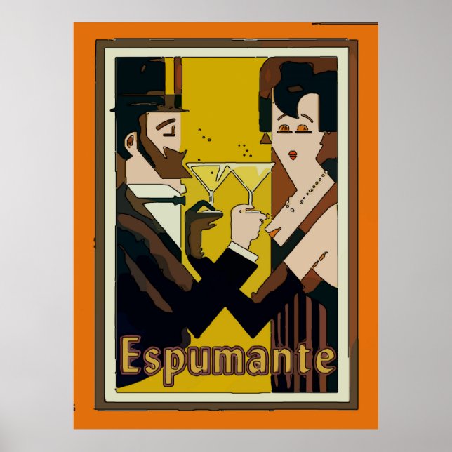 Affiches Espumante, Vins Étincelants, (Devant)