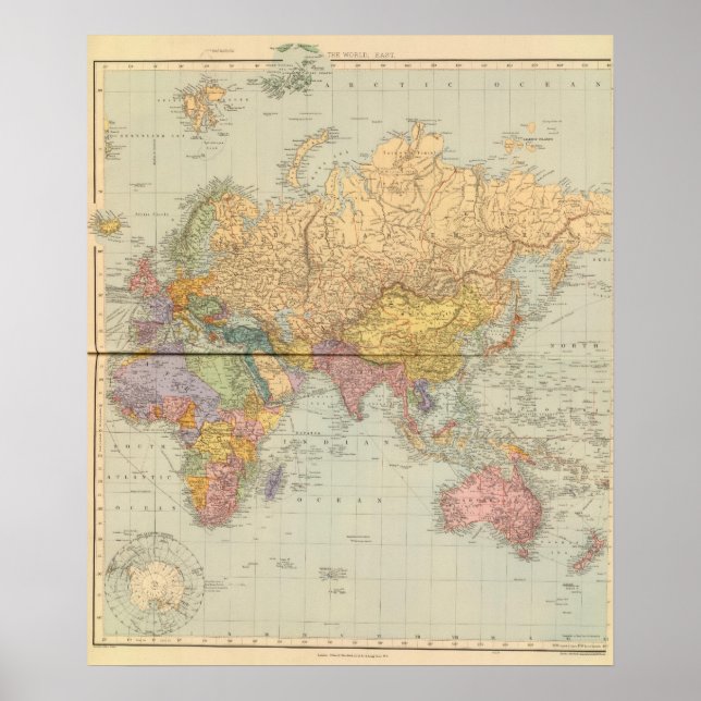 Affiches Est du monde (Devant)