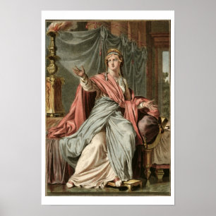 Affiches Esther, costume pour "Esther" par Jean Racine, de