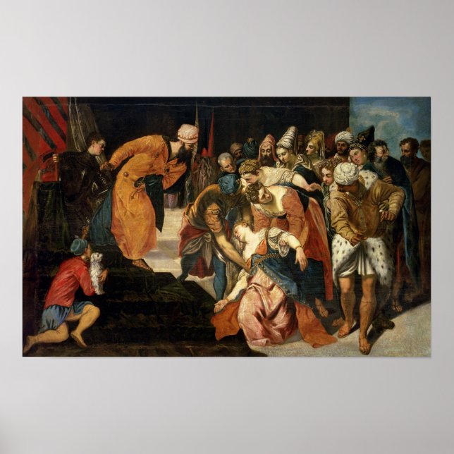 Affiches Esther devant Ahasuerus, 1548 (Devant)