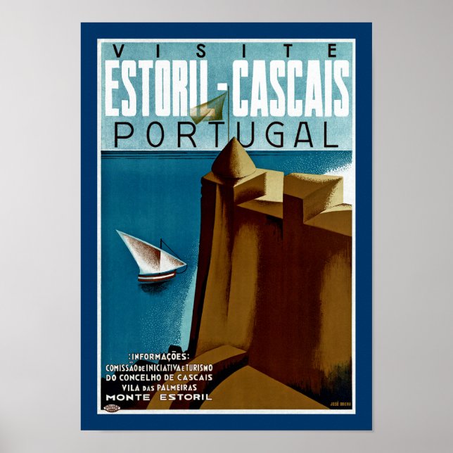 Affiches Estoril - Cascais Portugal (Devant)