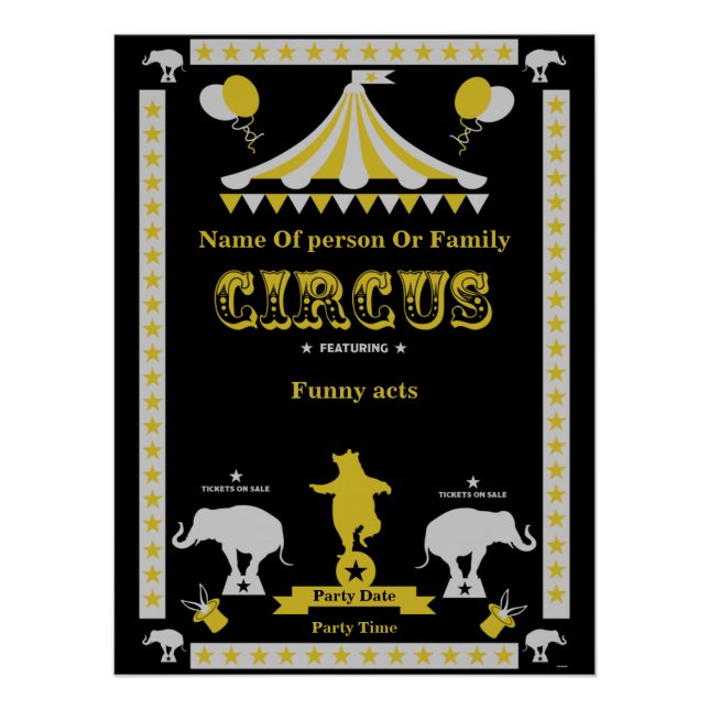 Affiches Et Cartes De Cirque (Devant)