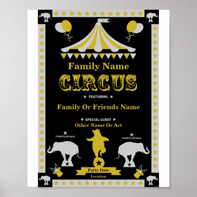 Affiches Et Cartes De Cirque (Devant)