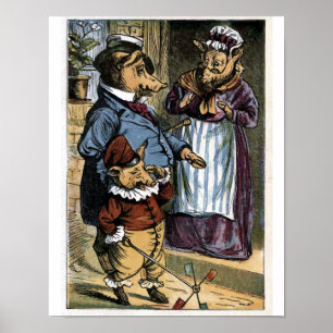 Affiches Et ce petit cochon est allé pleurer ......