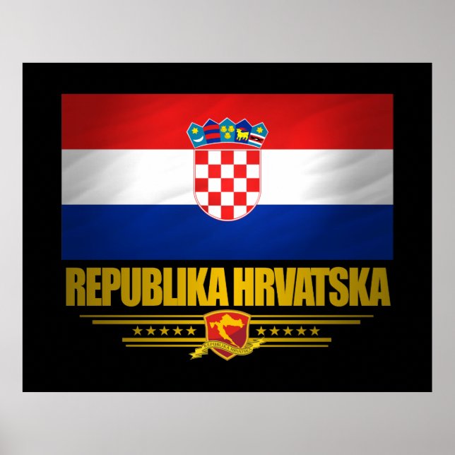 Affiches et impressions "Croat Pride" (Devant)