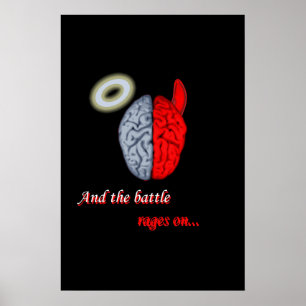 Affiches Et la bataille continue (bon contre mauvais)