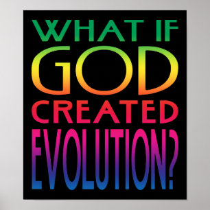 Affiches Et si Dieu avait créé l'évolution ? Le dessein int