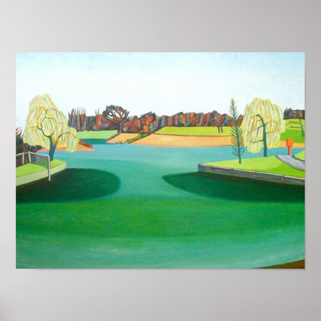 Affiches Étang d'hiver (Devant)