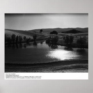 Affiches Étang près de Red Bluff par Ansel Adams