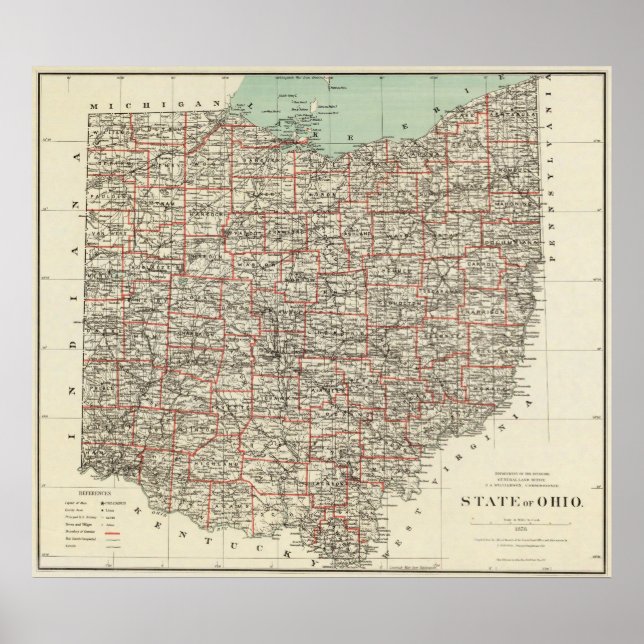 Affiches État de l'Ohio (Devant)