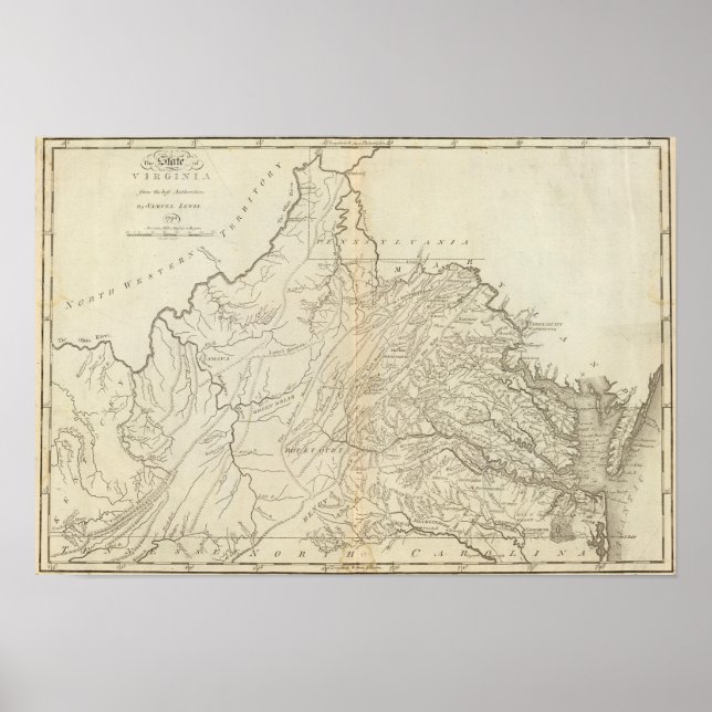 Affiches État de Virginie (Devant)