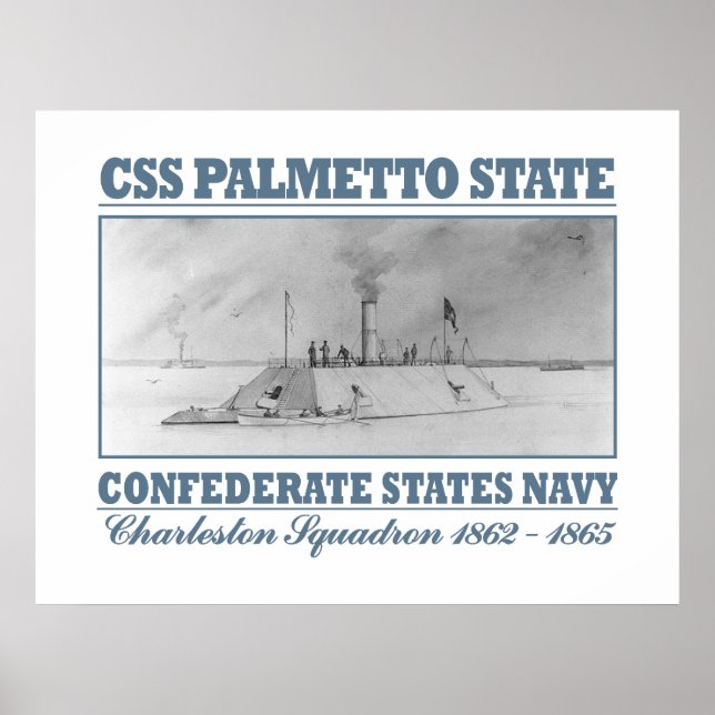 Affiches État du Palmetto CSS (Devant)