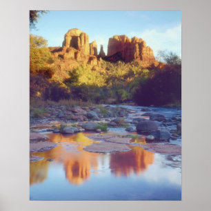 Affiches États-Unis, Arizona, Sedona. Cathedral Rock se ref