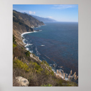 Affiches États-Unis, Californie, Big Sur, littoral accident