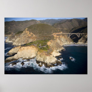 Affiches États-Unis. Californie. Big Sur. Pont de Bixby