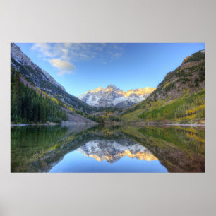 Affiches États-Unis, Colorado, Maroon Bells-Snowmass