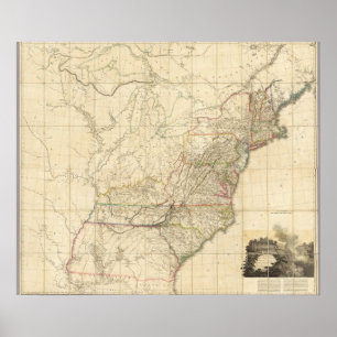 Affiches États-Unis D'Amérique Du Nord 2