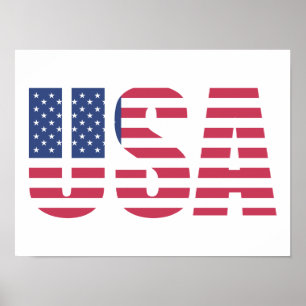Affiches États-Unis d'Amérique États-Unis Drapeau