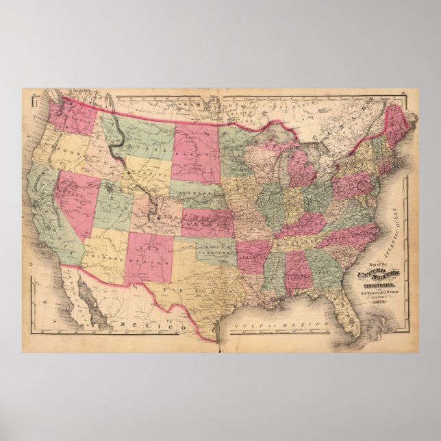 Affiches États-Unis et territoires (Devant)