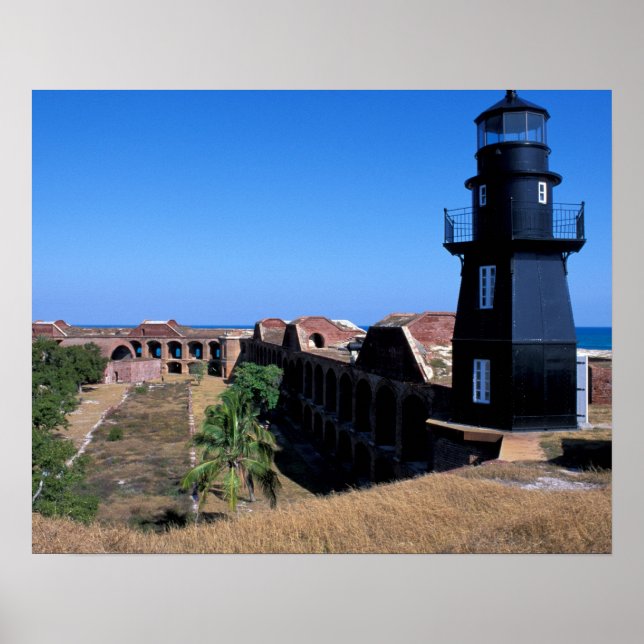 Affiches États-Unis, FL, Florida Keys, Fort Jefferson, 1846 (Devant)