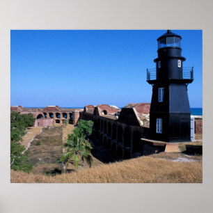 Affiches États-Unis, Floride Keys, Fort Jefferson, 1846, 2