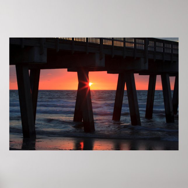 Affiches États-Unis, Géorgie, île de Tybee, jetée de Tybee (Devant)