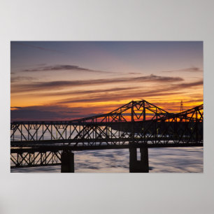 Affiches États-Unis, Mississippi, Vicksburg. Autoroute I-20