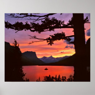 Affiches États-Unis, Montana, Parc national des Glaciers. P