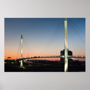 Affiches États-Unis, Nebraska, Omaha, Bob Kerrey Piéton