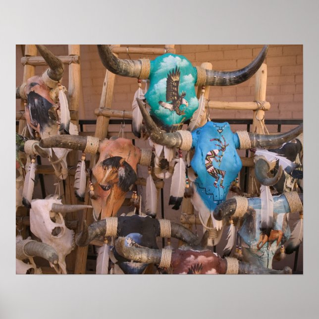 Affiches États-Unis, Nouveau-Mexique, Père Noël Fe : Centre (Devant)