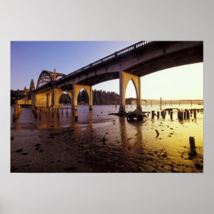 Affiches États-Unis, Oregon, Florence. Pont de Siuslaw et
