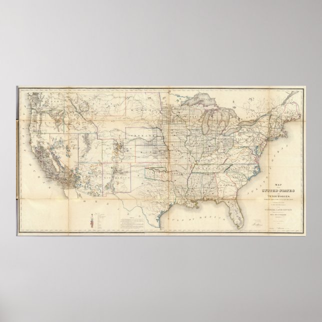 Affiches États-Unis, Territoires (Devant)