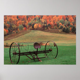 Affiches États-Unis, Vermont, Ferme.