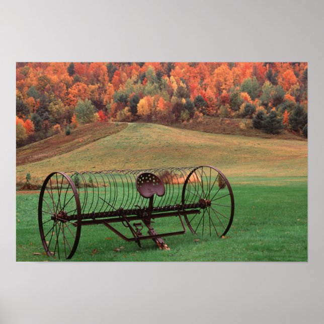 Affiches États-Unis, Vermont, Ferme. (Devant)