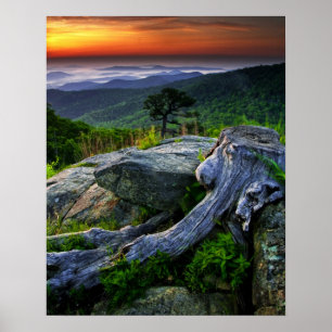 Affiches États-Unis, Virginie, Parc national de Shenandoah.